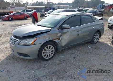 2013 Nissan Sentra Sv from USA, damaged, VIN 3N1AB7AP9DL658687